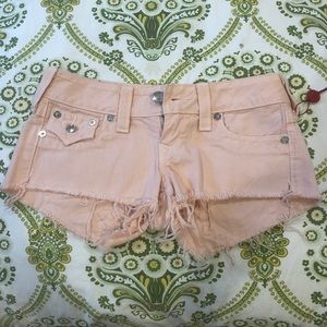 New with tags True religion Joey cut off shorts